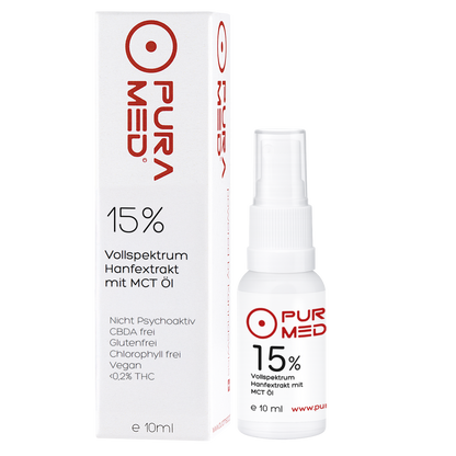 15% CBD Vollspektrum Premium Öl in Bio-MCT Öl 10ml